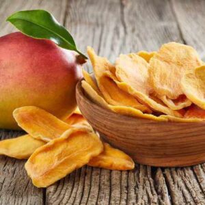 Rodajas de mango deshidratado